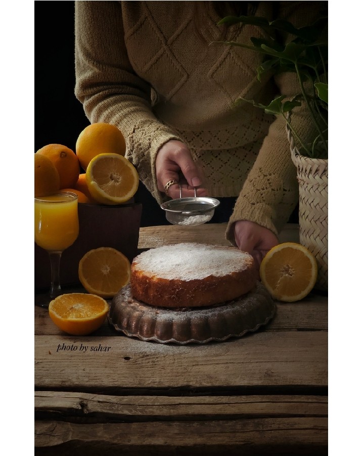 عکس کیک پرتقال(تقدیمی)