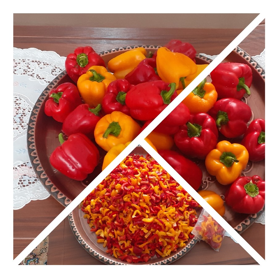 فلفل فریز ی و فلفل خشک های من????