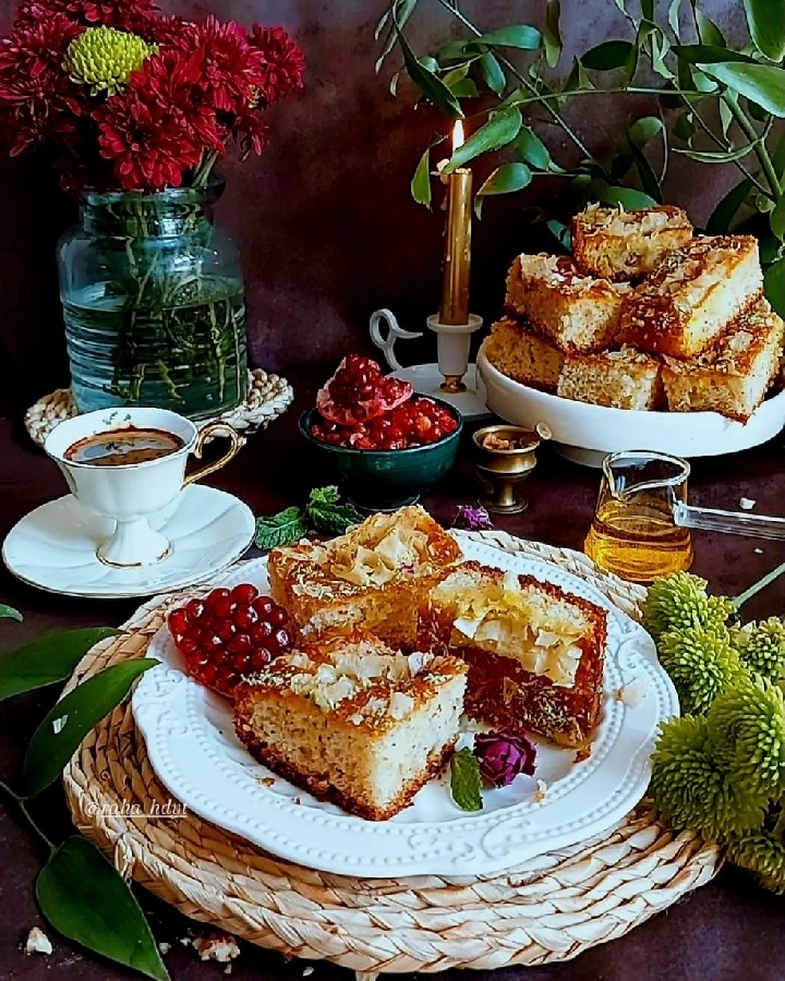 عکس باقلوا کیک