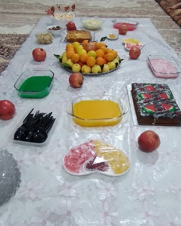 عکس سفره شب یلدا