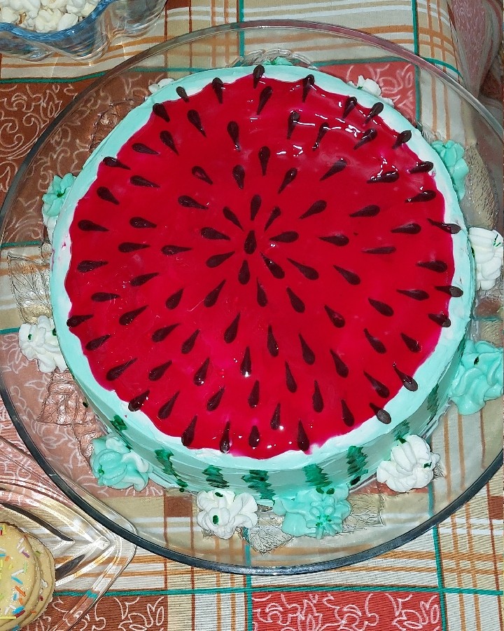 کیک یلدا کار خواهرم