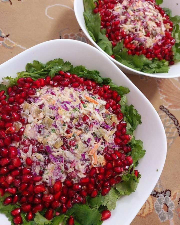 عکس سالاد پاییزی