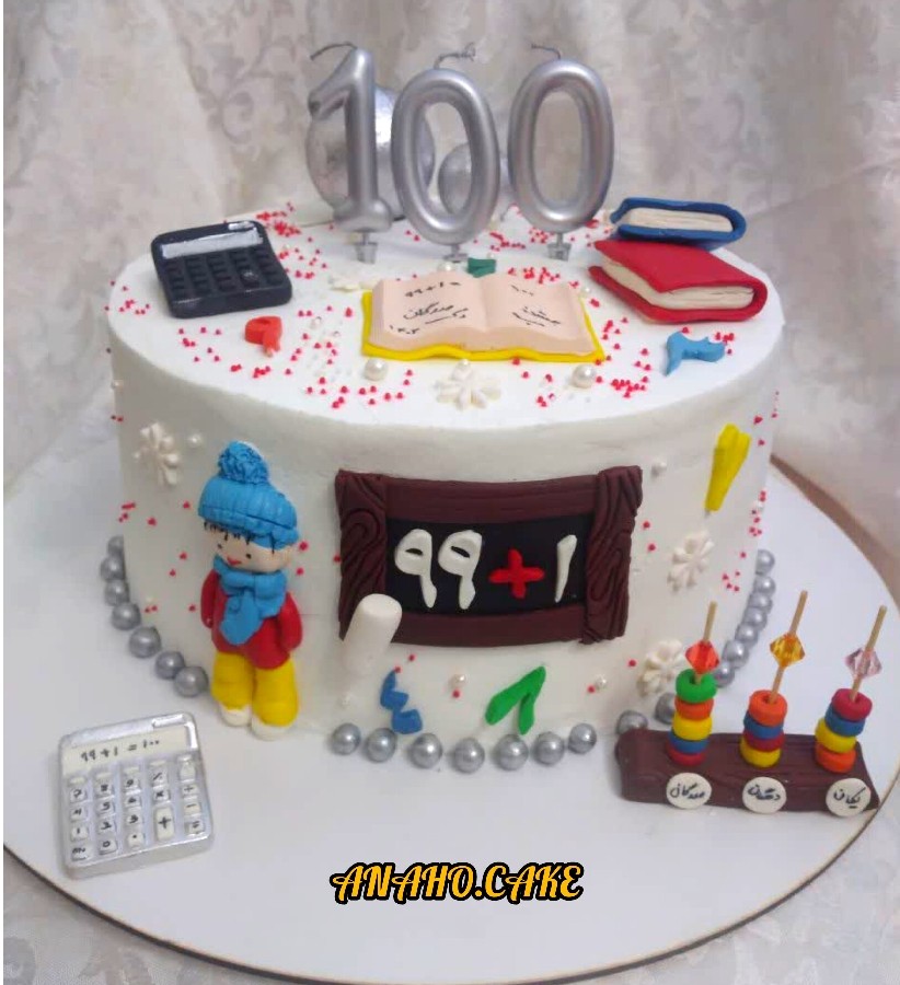 عکس کیک جشن ۱۰۰
