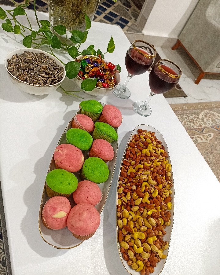 عکس کاپ کیک یلدایی????