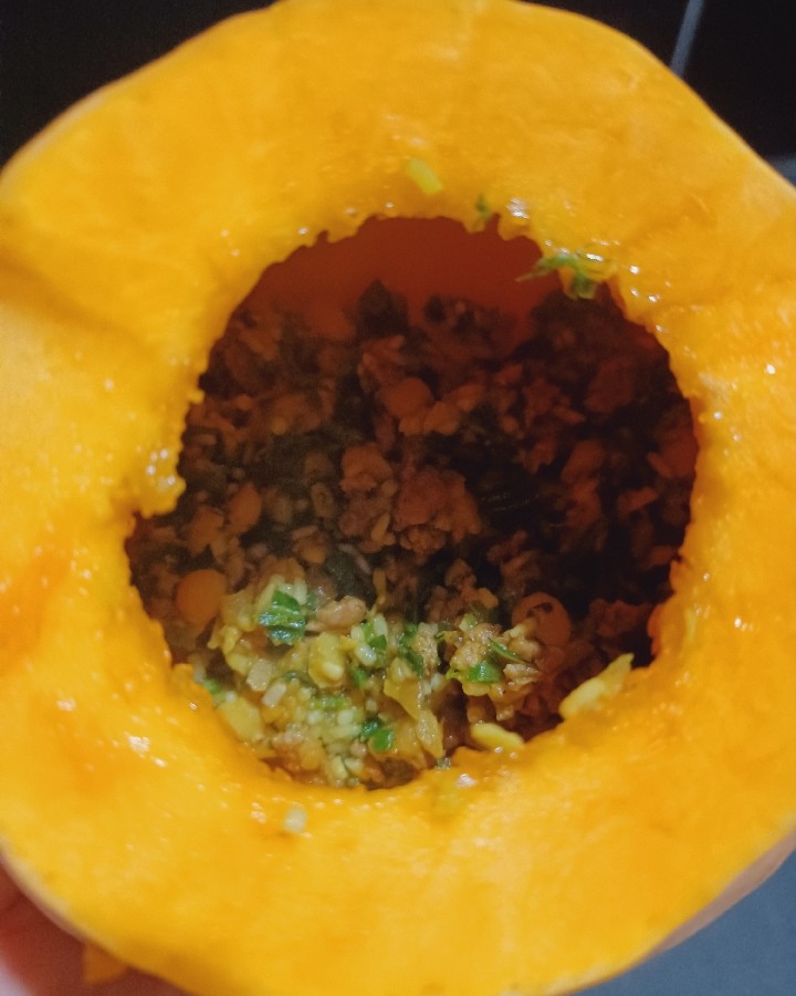عکس دلمه کدو حلوایی