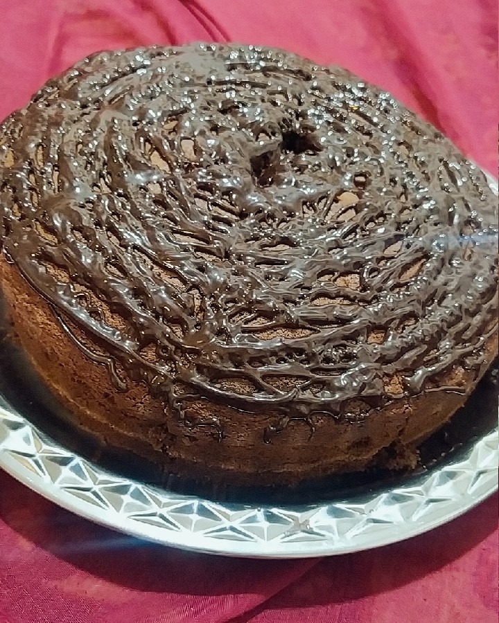 کیک شکلاتی
ژله دورنگ
