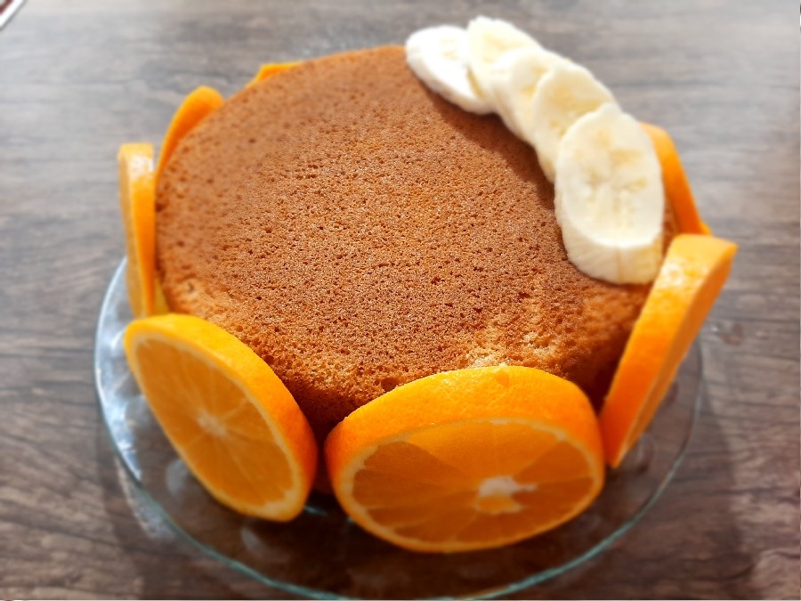 کیک موز و پرتقال 