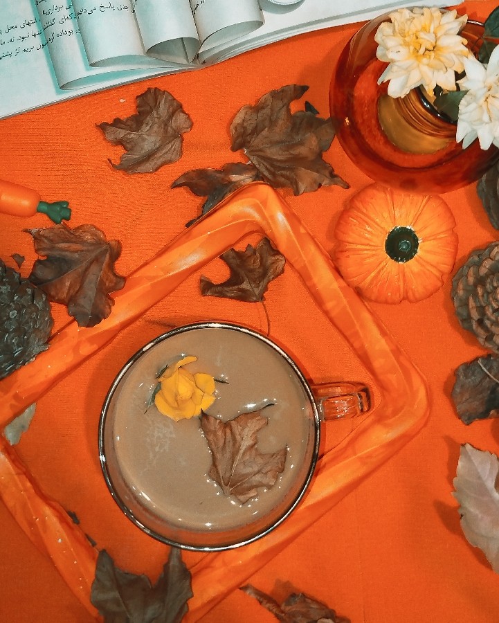 قهوه وانیلی با شکلات سفید