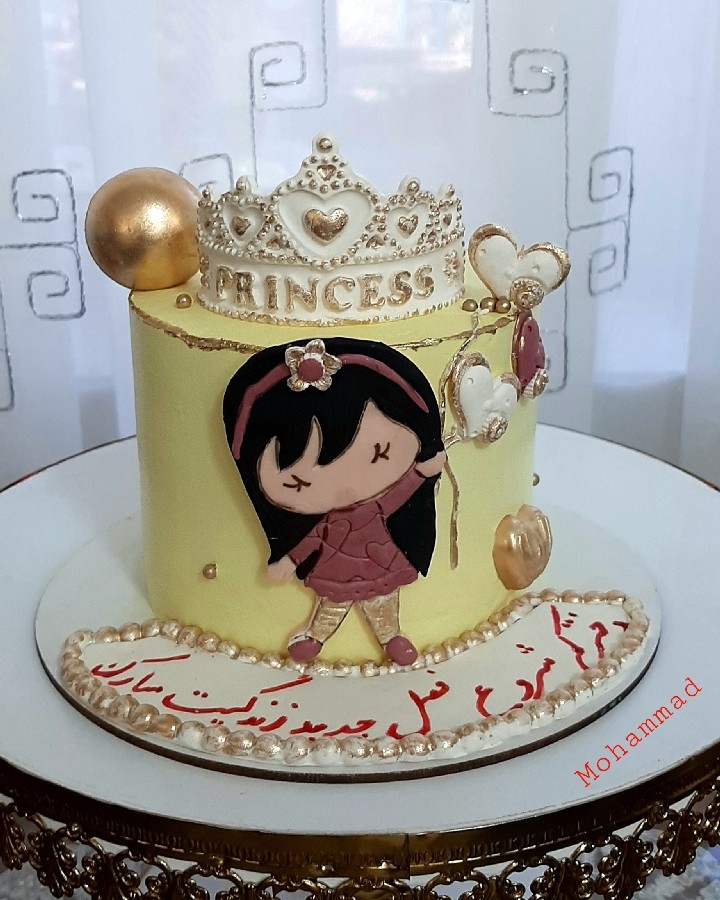 عکس کیک دخترونه سفارشی 