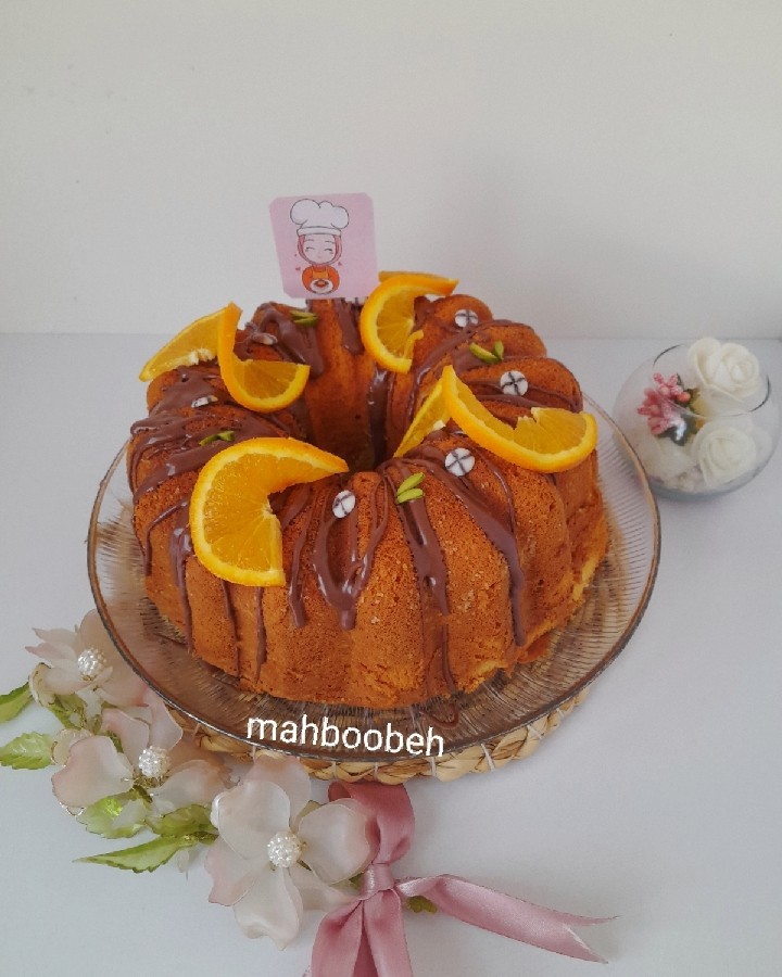 کیک موز و پرتقال (پست تقدیمی)