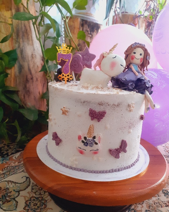 عکس کیک تولد دخترم 