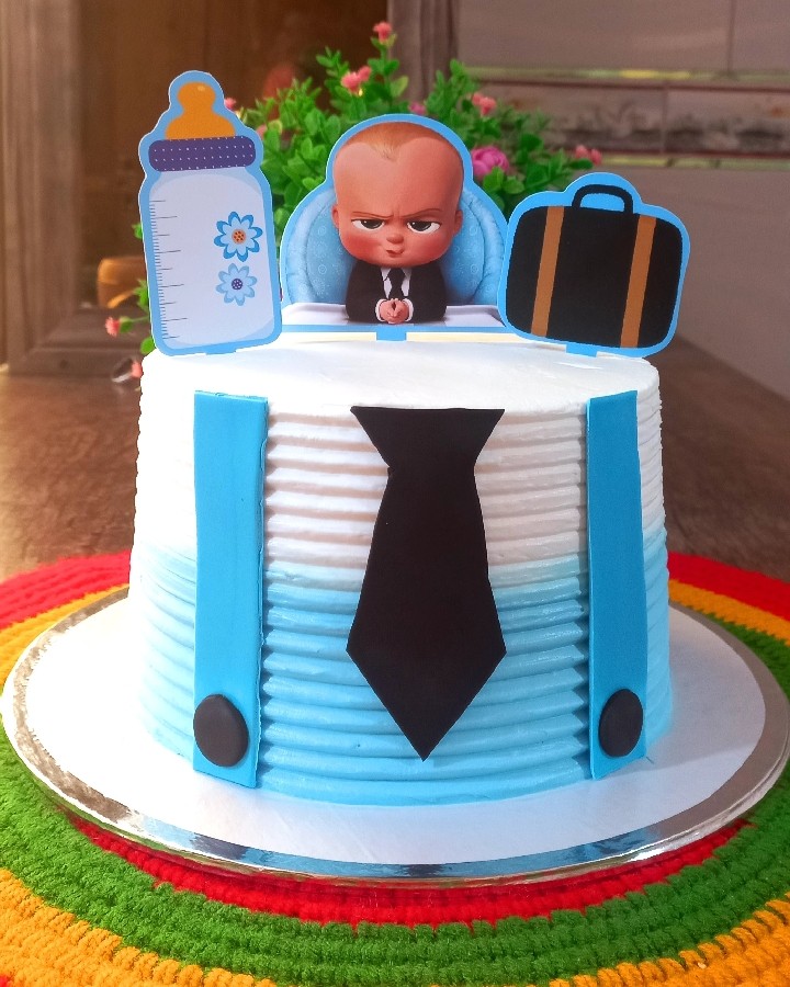 کیک تولد گل پسر