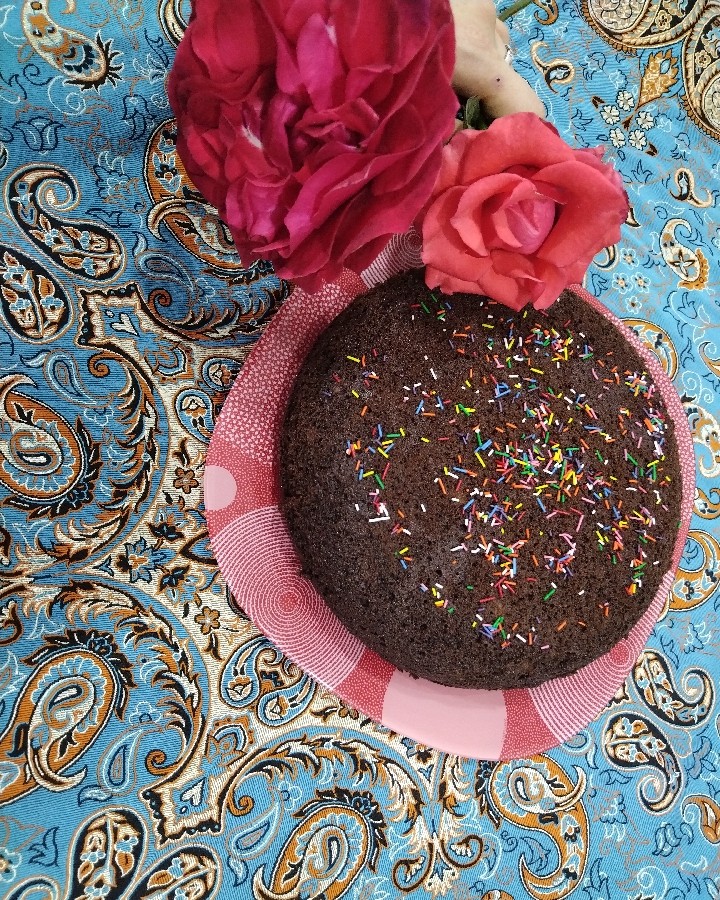 کیک موز و شکلات 