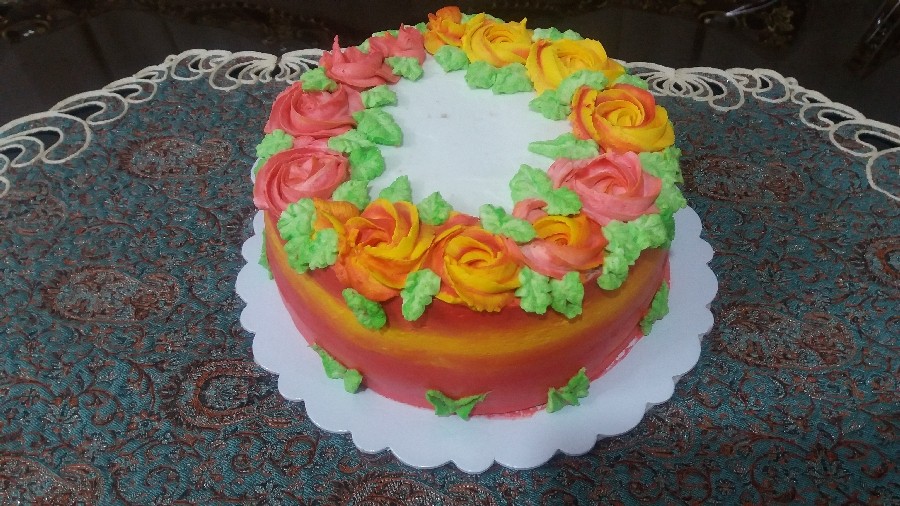 عکس کیک اسفنجی جادویی
کیک روز مادر