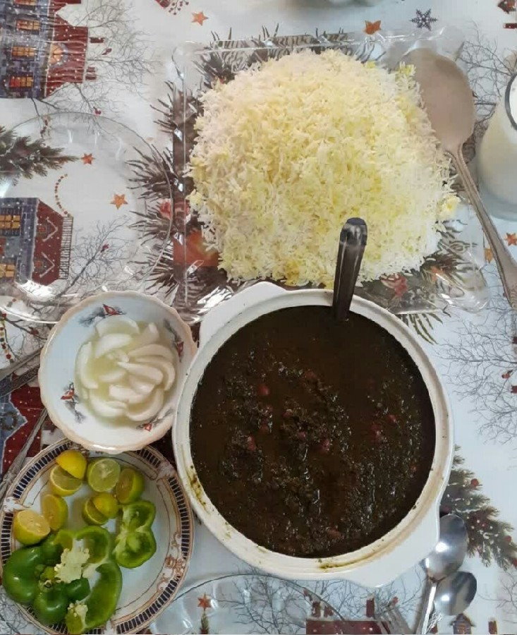عکس قرمه سبزی سلطان غذا?