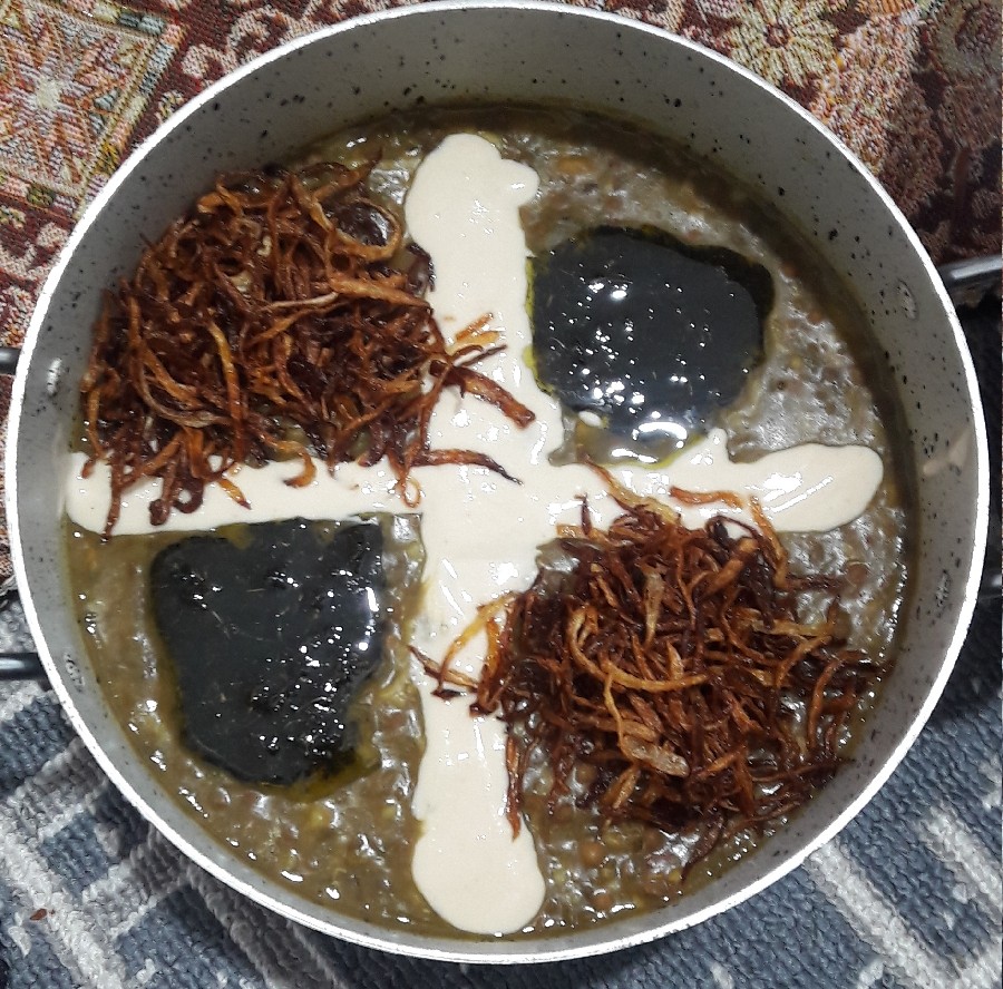 عکس آش رشته چله