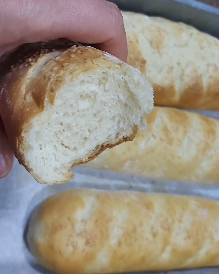 عکس نان باگت خانگی??