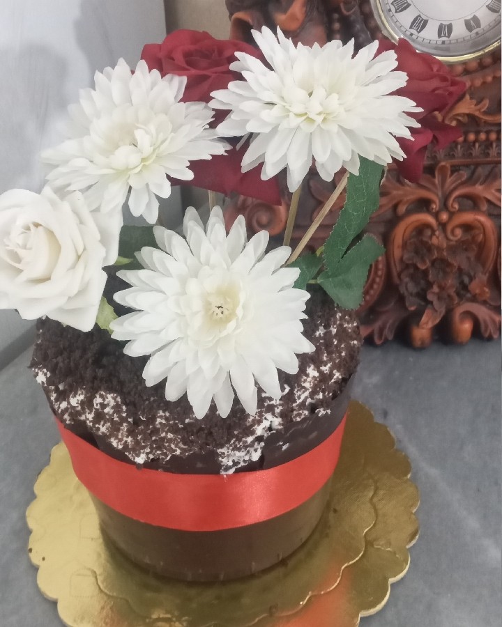 کیک گلدانی 
#کیک گلدانی 