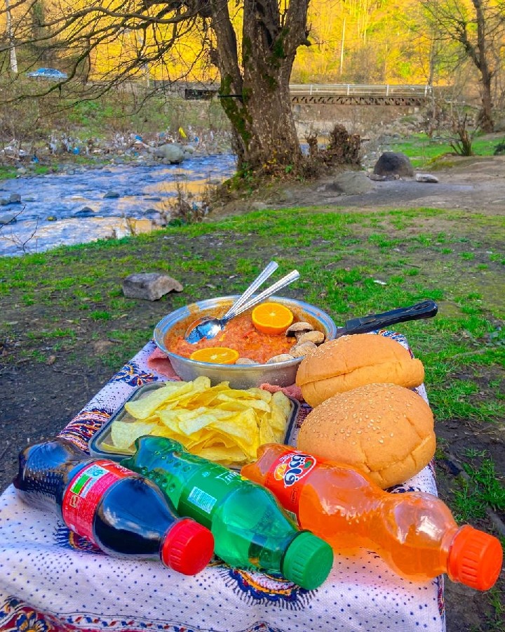 املت آتشی در طبیعت