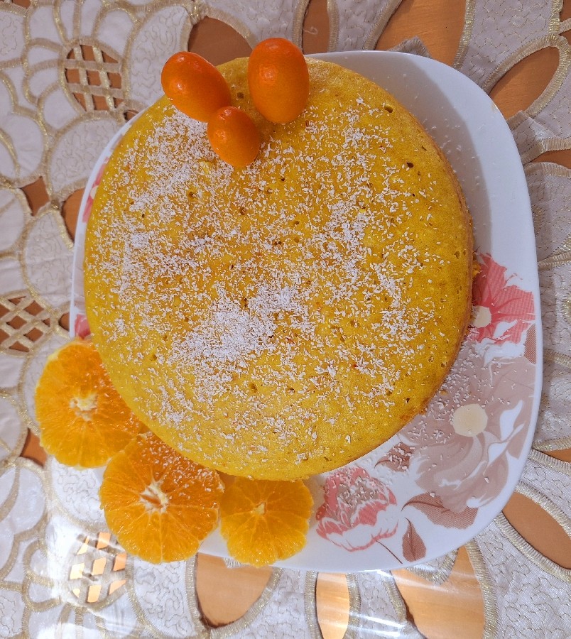 عکس کیک پرتقال