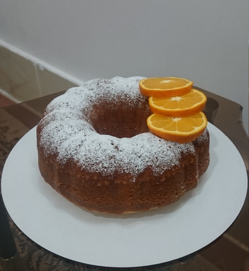 عکس کیک پرتقالی