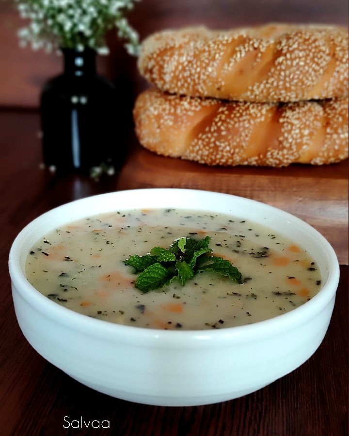 سوپ گشنیز تبریزی