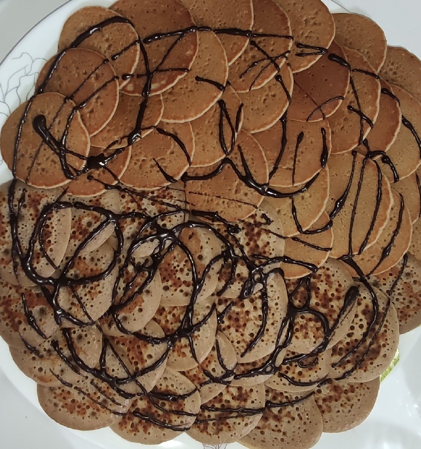 عکس پنکیک صبحانه ساده