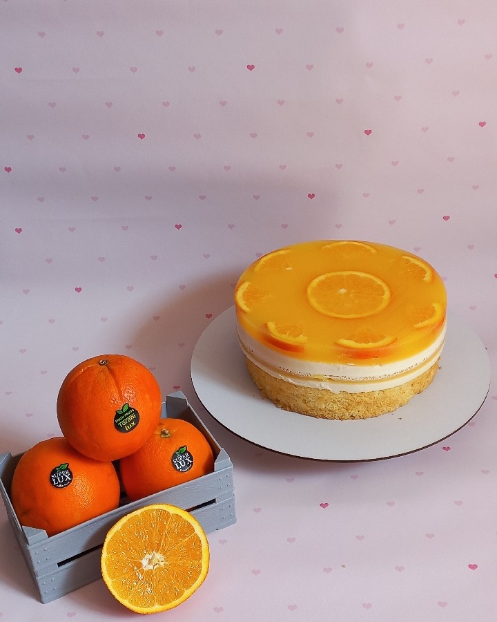 چیز کیک پرتقال