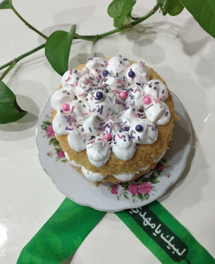 سس خامه ای برای کیک
امام زمانم  تولدت مبارک