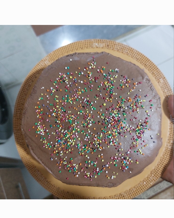 کیک شکلاتی با روکش گاناش