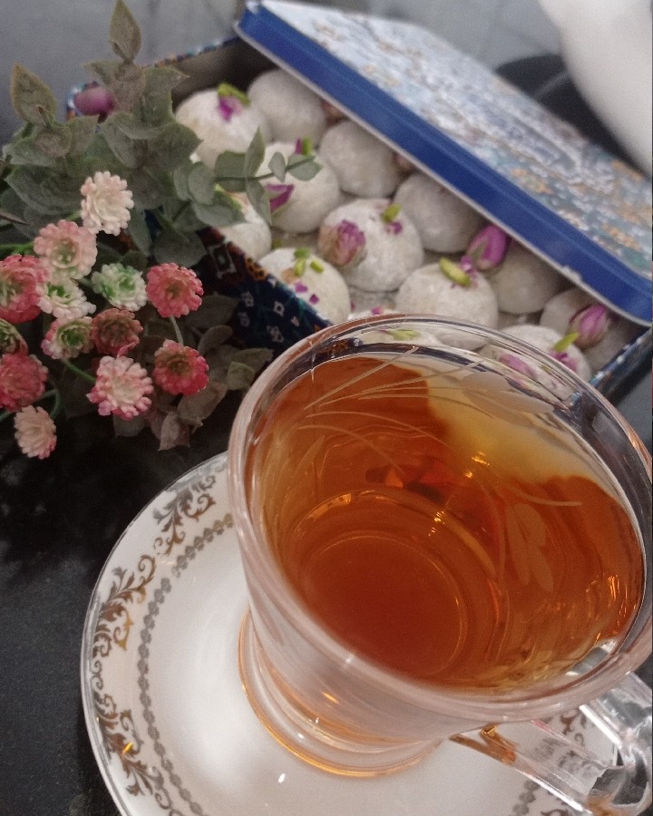عکس کوکی هل و چای بینظیر ممنون از استاد نفیسه یاری