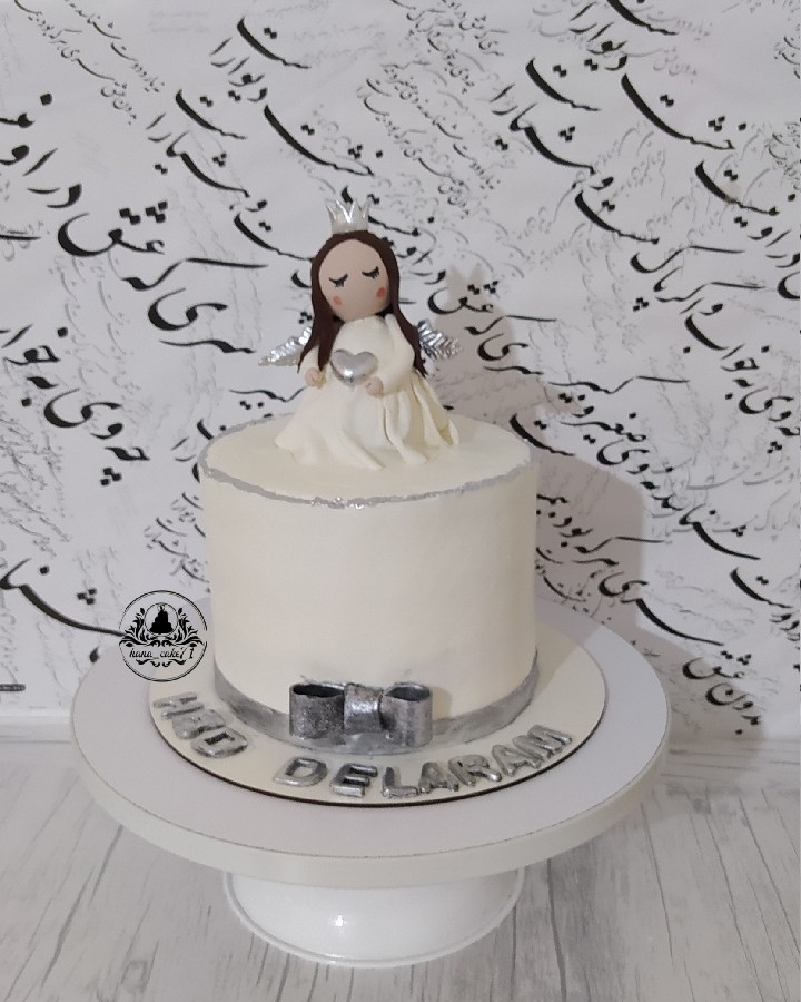 عکس کیک تولدتم فرشته وزن بدون تاپر۲/۱۰۰