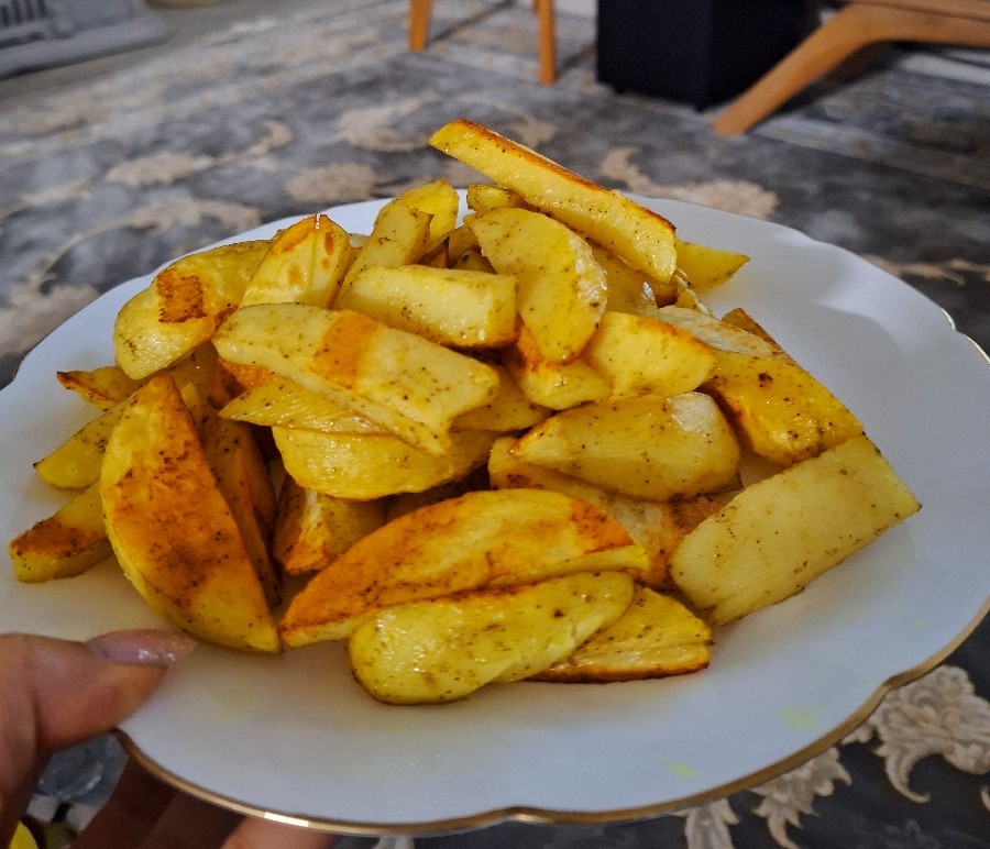 عکس سیب زمینی تنوری