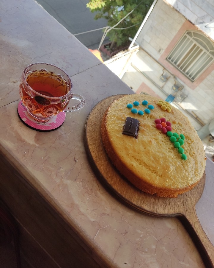 کیک خوشمزه وبا چای