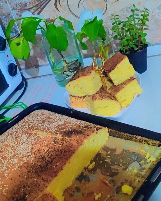 کیک زعفران 