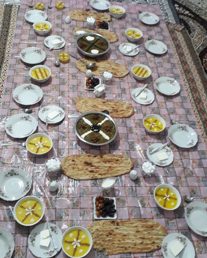 سفره افطاری روز ۱۲ ماه رمضان ۱۴۰۳