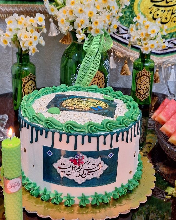 کیک تولد امام حسن مجتبی علیه السلام 