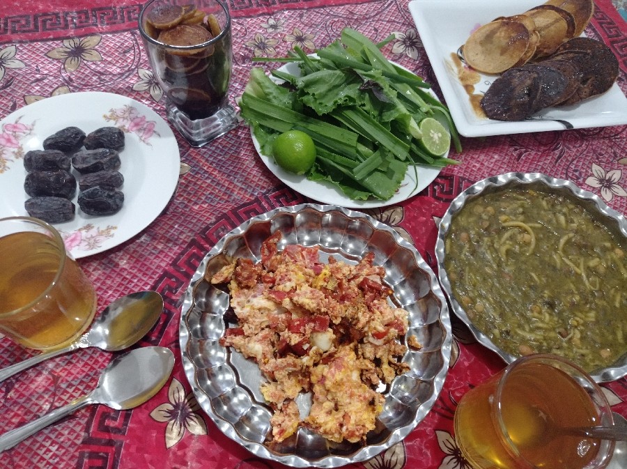 سفره افطار شب 23رمضان