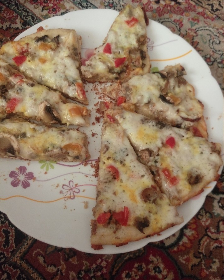 پیتزا در ماهیتابه رژیمی