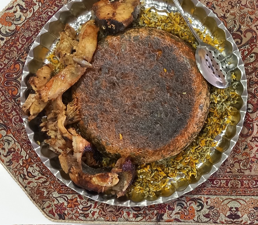 عکس سبزی پلو با ماهی