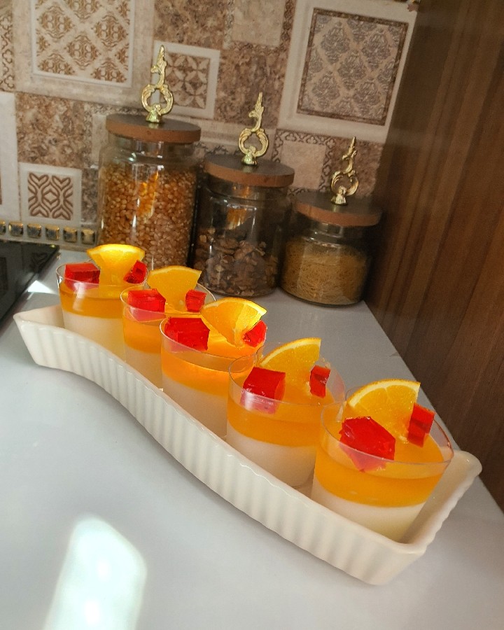 عکس ژله و محلبی از بهترین ترکیب ها