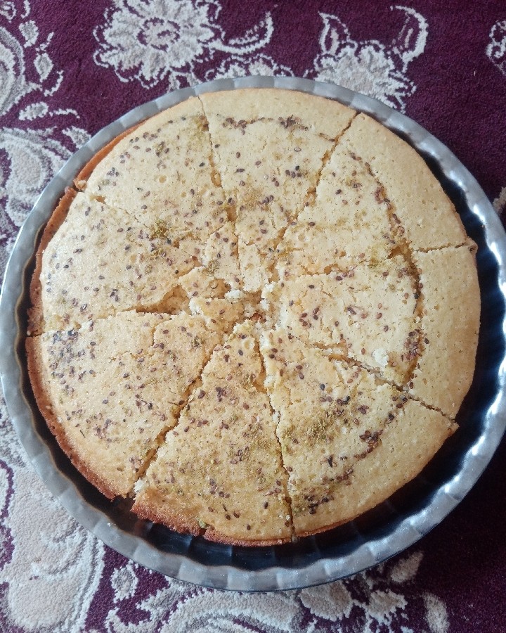 اولین کیکی که پختم ?