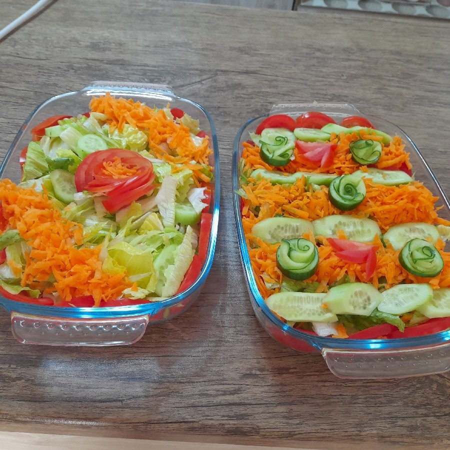 تزیین سالاد