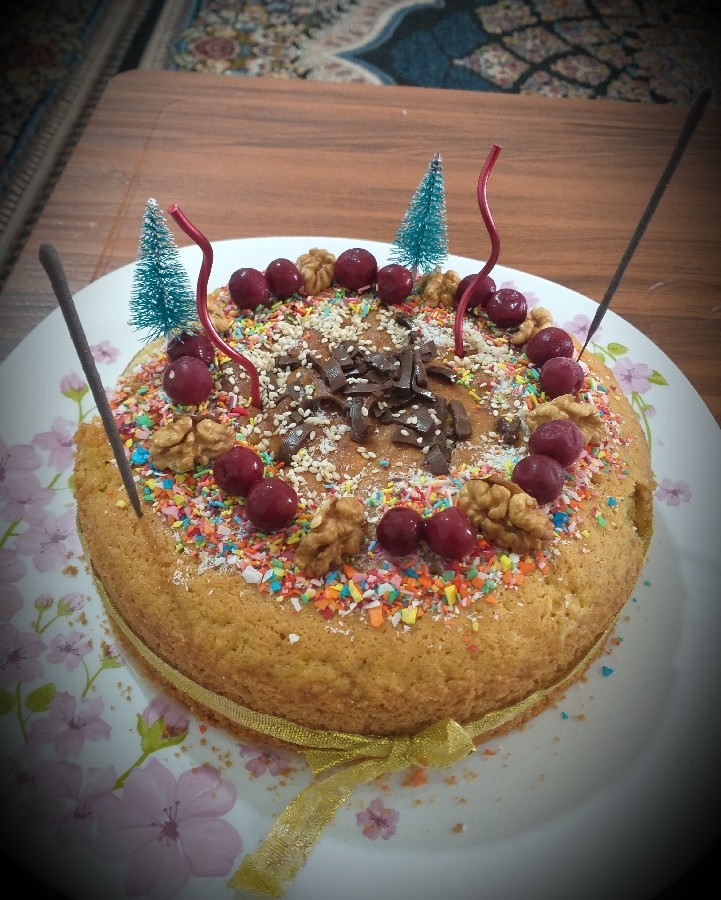 عکس کیک اسفنجی