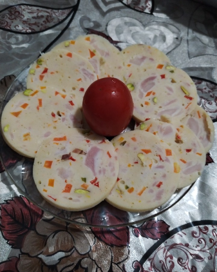 عکس ژامبون مرغ با دستور نفیسه جون