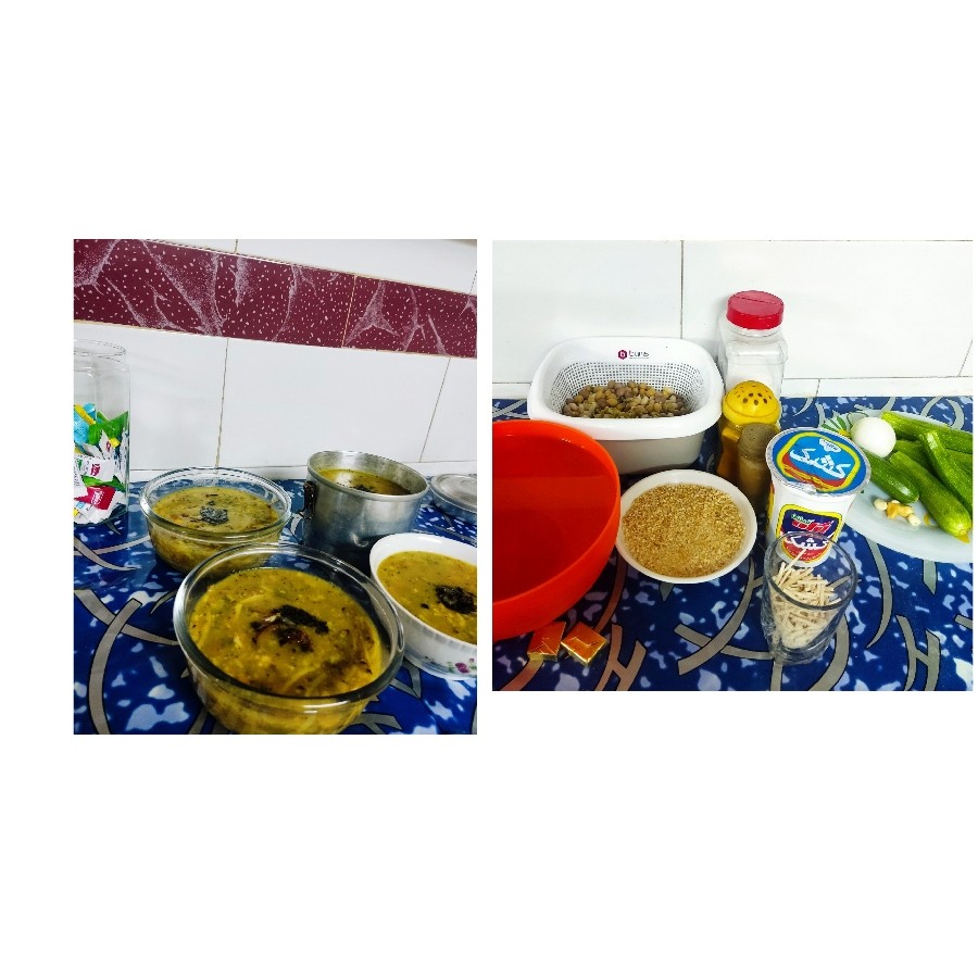 عکس آش کدو سبز