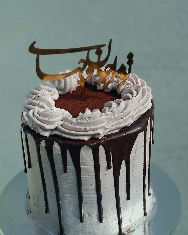 عکس کیک تولد خودم پز برای گل پسری