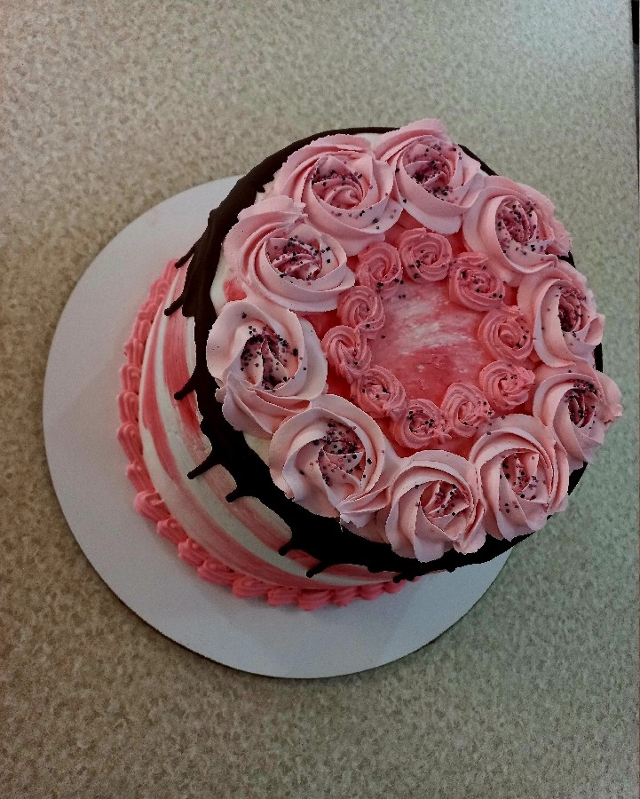 کیک روز دختر و سالگرد ازدواجمون❤️