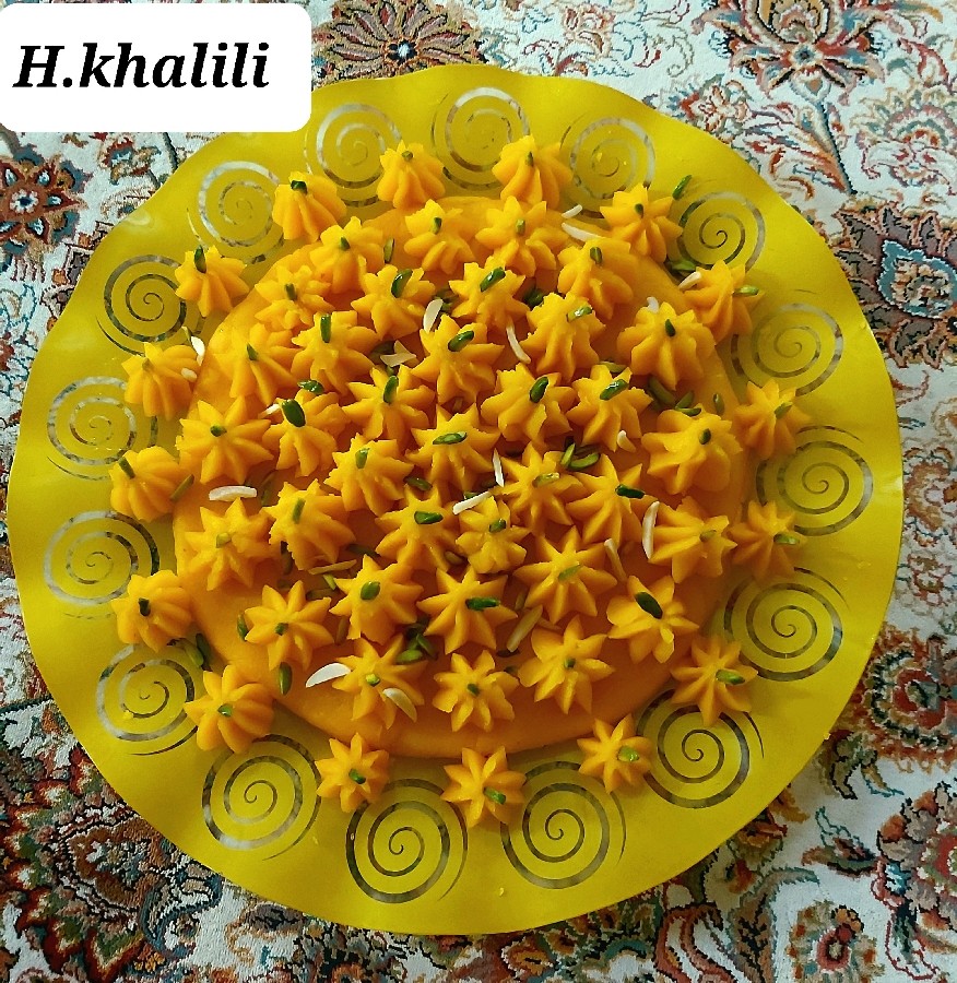 عکس حلوا شیر مخصوص