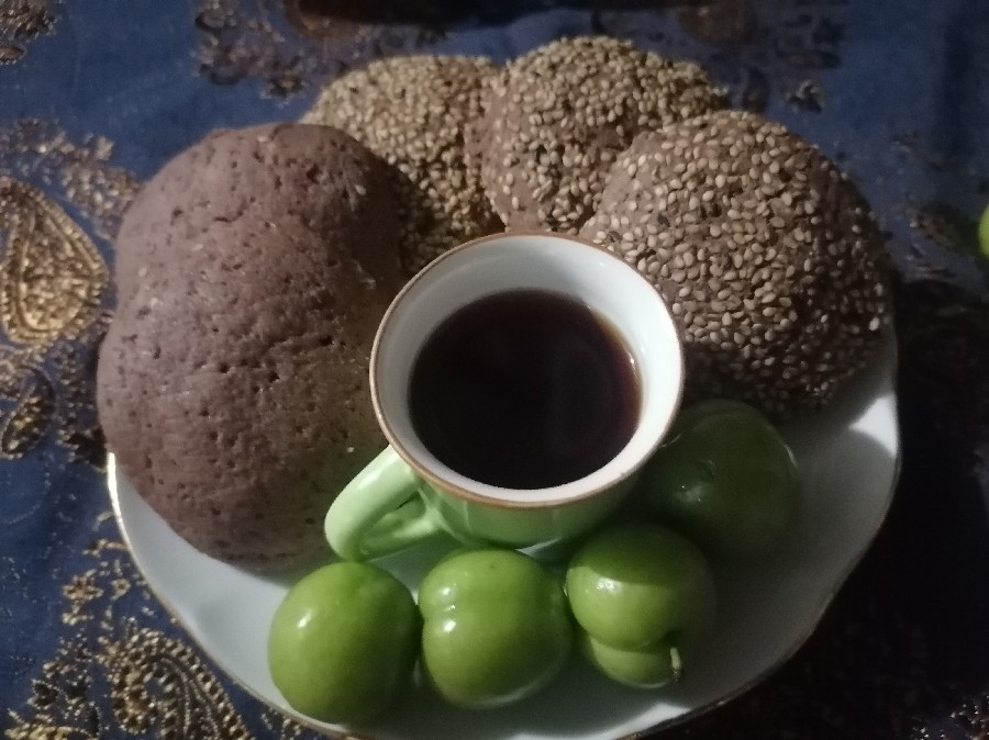 عکس کلوچه کنجدی با دستور عالی سمیه بانو کاربر مبین ماتیار